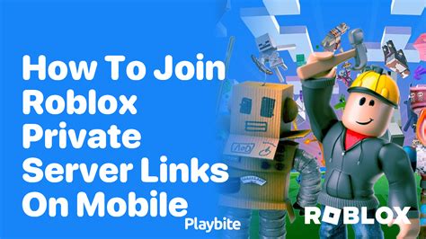 how to join roblox private server links on mobile