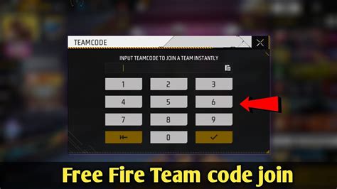 how to join team code in free fire 2024