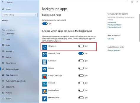 how to keep apps running in the background
