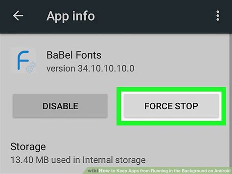 how to keep apps running in the background android