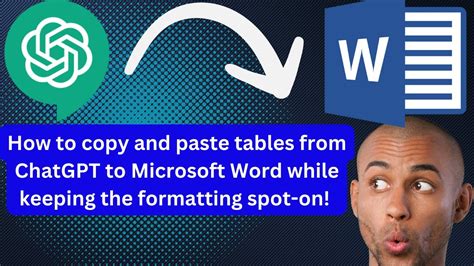 how to keep chatgpt formatting in word