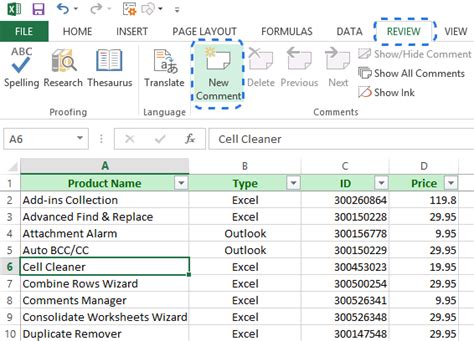 how to keep comments showing in excel