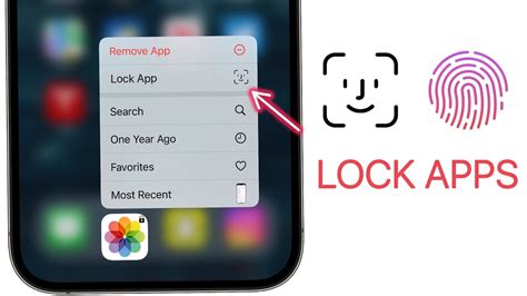 how to keep face lock for apps in iphone