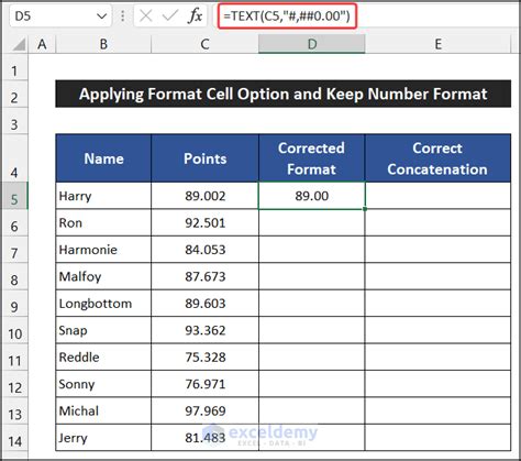 how to keep numbers in excel