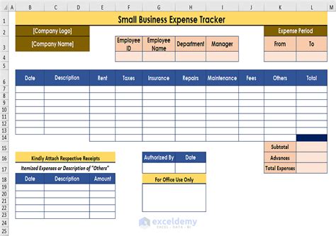 how to keep track of expenses in excel