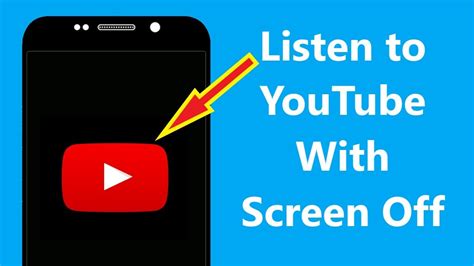 how to keep youtube on with screen off