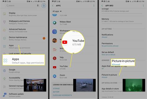 how to keep youtube playing on android while using other apps