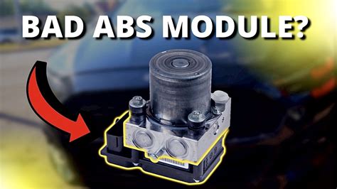 how to know abs module is bad