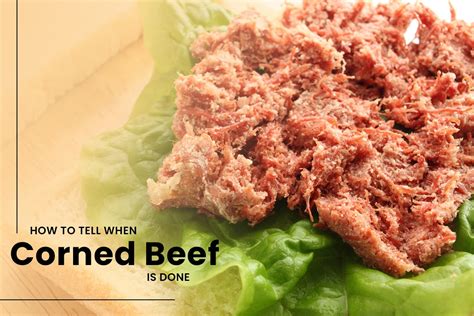 how to know if corned beef is fully cooked
