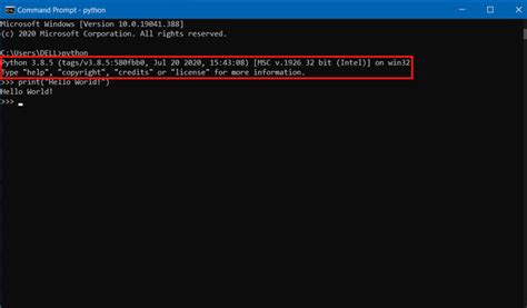 how to know if python is installed in cmd