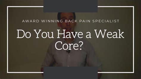how to know if you have a weak core reddit