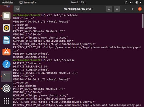 how to know os version in linux