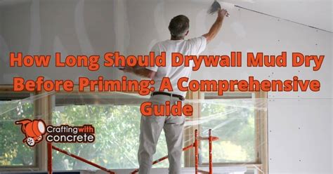 how to know when drywall mud is dry