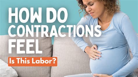 how to labor contractions feel