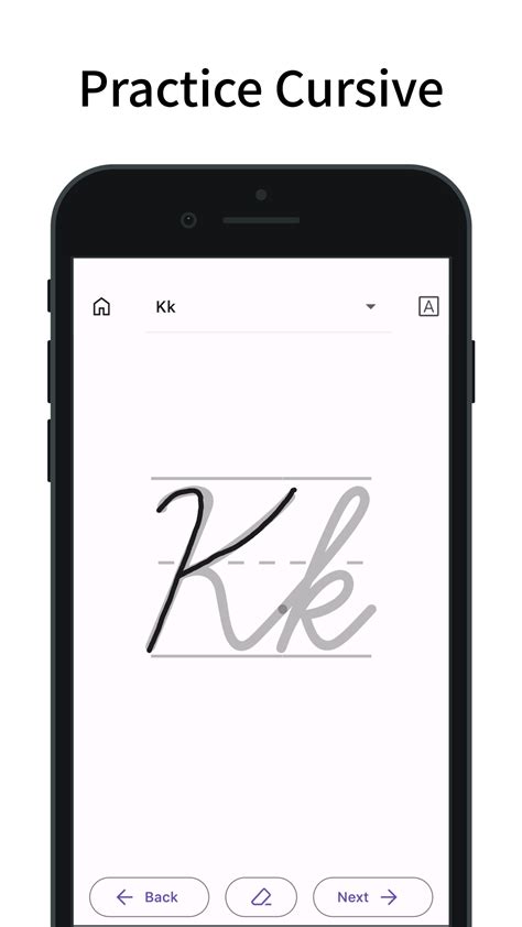 how to learn cursive app