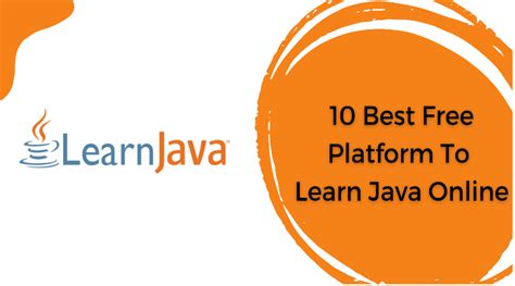 how to learn java online for free