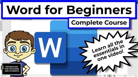 how to learn microsoft word