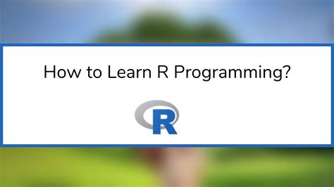 how to learn r programming fast