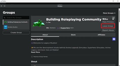 how to leave a group chat in roblox
