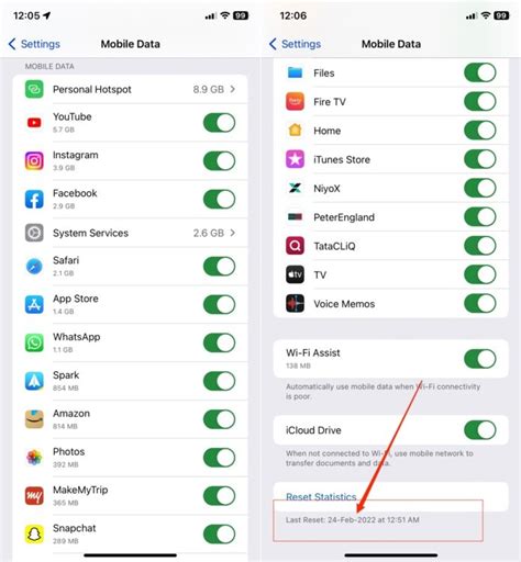 how to limit data usage on iphone 13