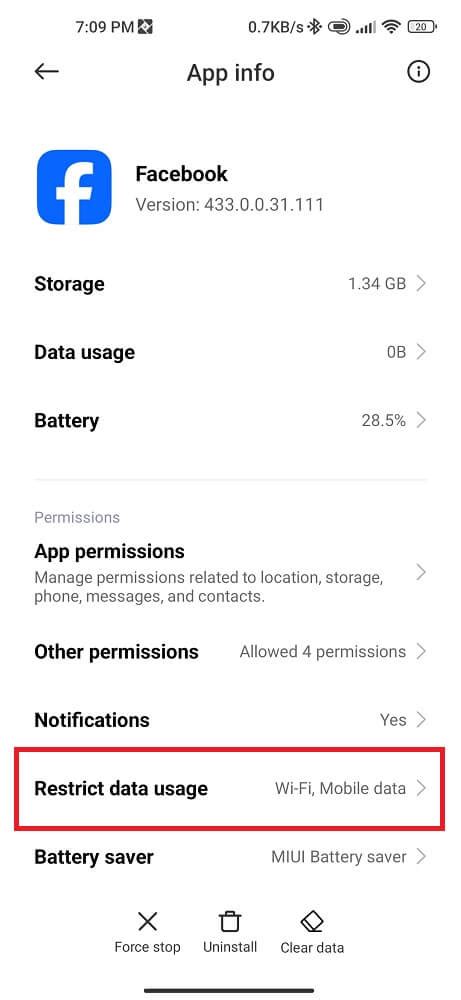 how to limit internet usage on android