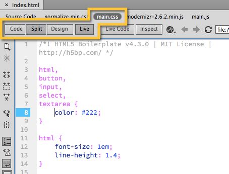 how to link css to html in dreamweaver