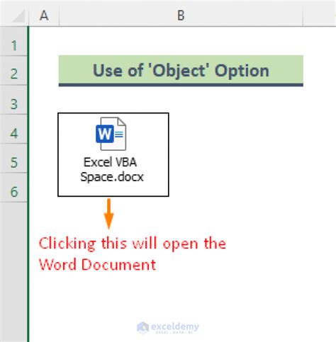how to link excel file in word