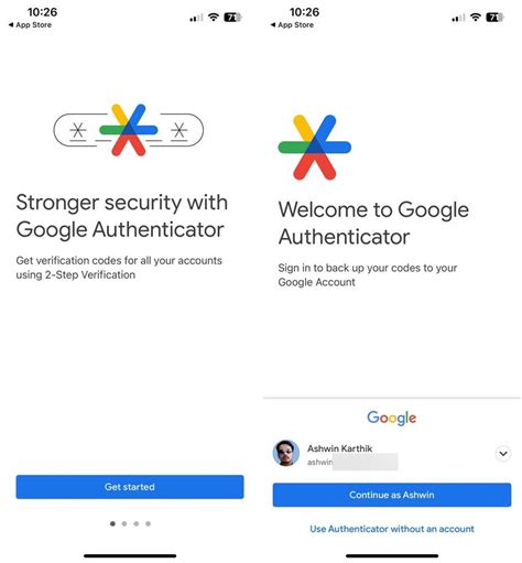how to link facebook to google authenticator app