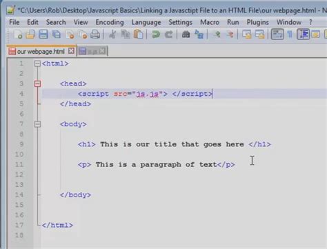 how to link js file in html mdn