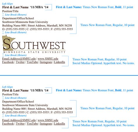 how to list multiple titles in email signature
