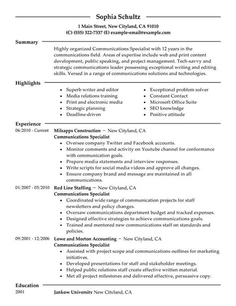 how to list strong communication skills on resume