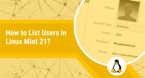 how to list users in linux mint