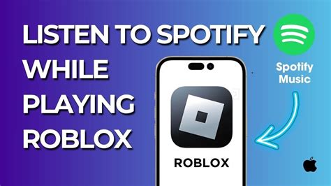 how to listen to music on spotify while playing roblox iphone
