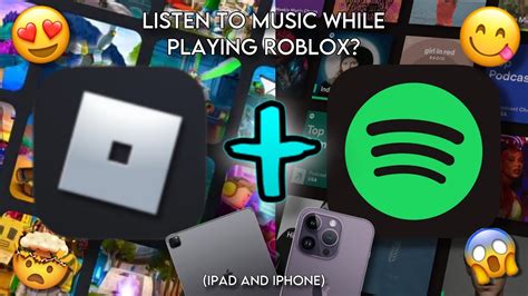 how to listen to spotify while playing roblox on ipad