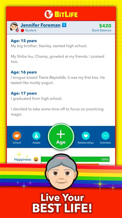 how to live a successful life in bitlife
