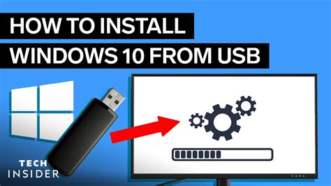 how to load windows 10 from usb