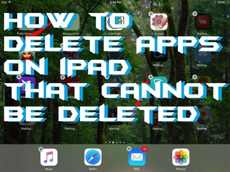 how to lock apps on ipad so they cannot be deleted