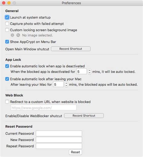 how to lock apps on mac