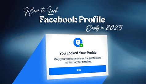 how to lock facebook profile in android 2025