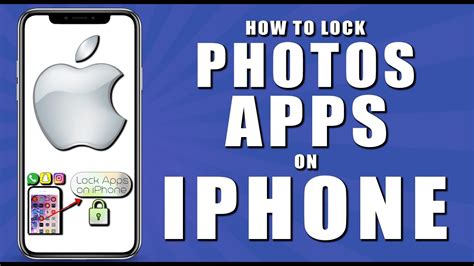 how to lock gallery app in iphone