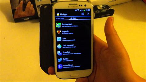 how to lock messages app on android
