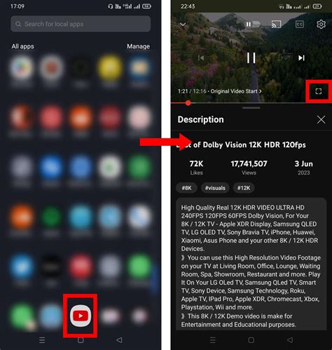how to lock screen on android while watching video