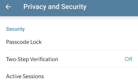 how to lock telegram app on android phone