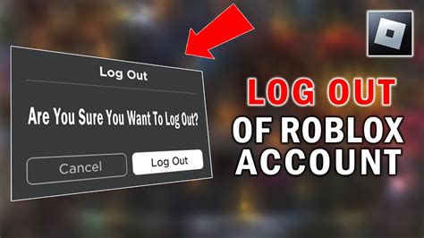 how to log out of all accounts on roblox