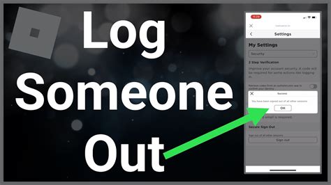 how to log out of your roblox account on mobile