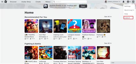 how to logout all devices on roblox