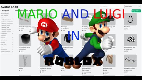 how to look like mario in roblox