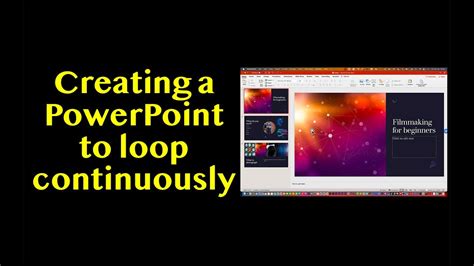 how to loop a slideshow