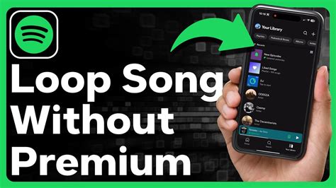 how to loop a song on spotify without premium iphone