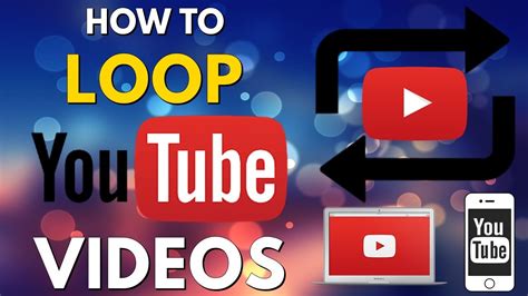 how to loop a youtube video on desktop